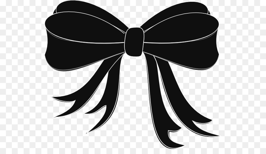Bow tie Black Clip art - BLACK RIBBON png download - 600*504 - Free Transparent Bow Tie png Download.