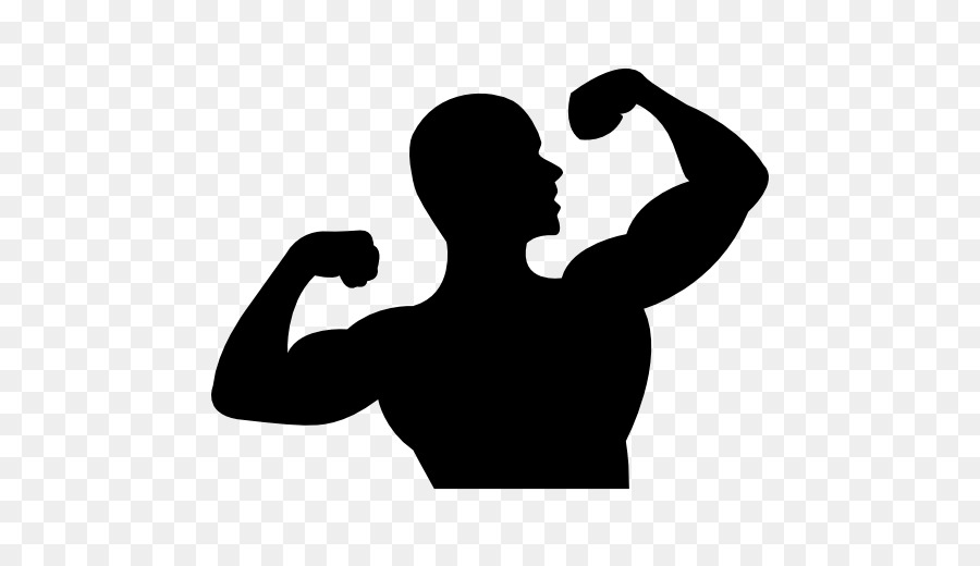 Silhouette Drawing Muscle - Silhouette png download - 512*512 - Free Transparent Silhouette png Download.