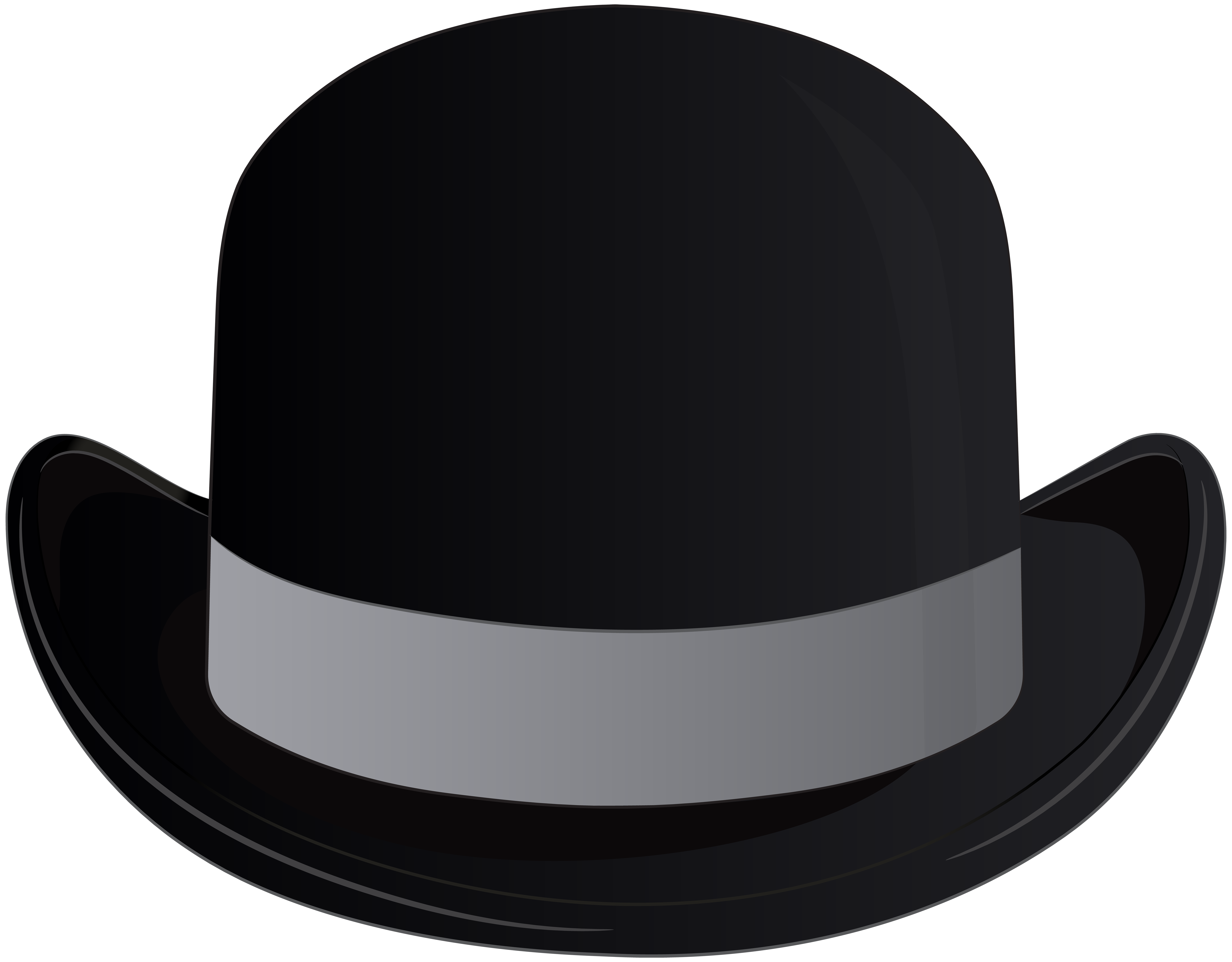 Fedora - Bowler Hat Transparent Clip Art PNG Image png download - 8000
