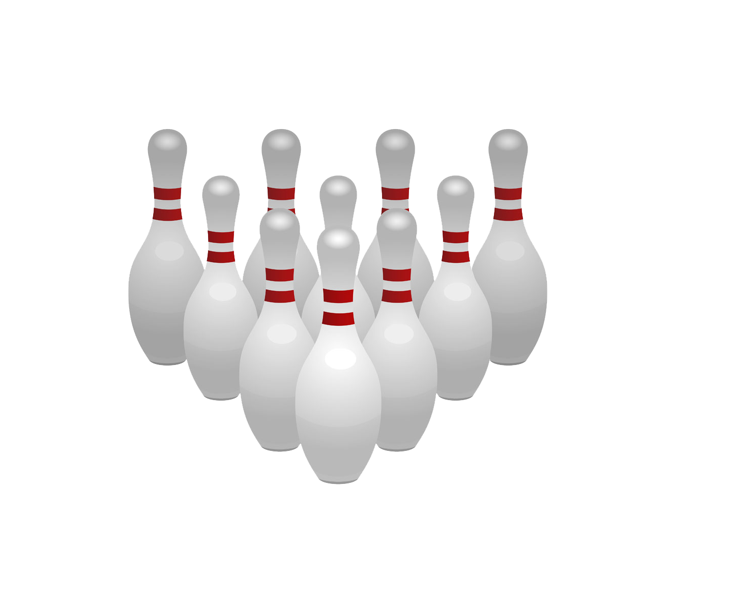 cartoon bowling pins png.