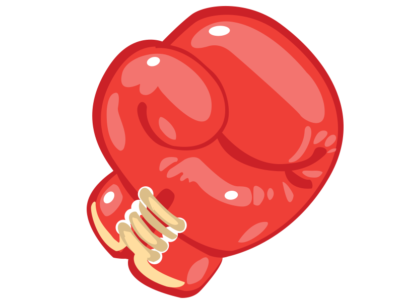 Boxing glove Cartoon - Boxing gloves png download - 800*600 - Free