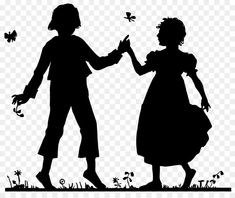 Child Silhouette Clip art - couple silhouette png download - 1000*825 - Free Transparent  png Download.