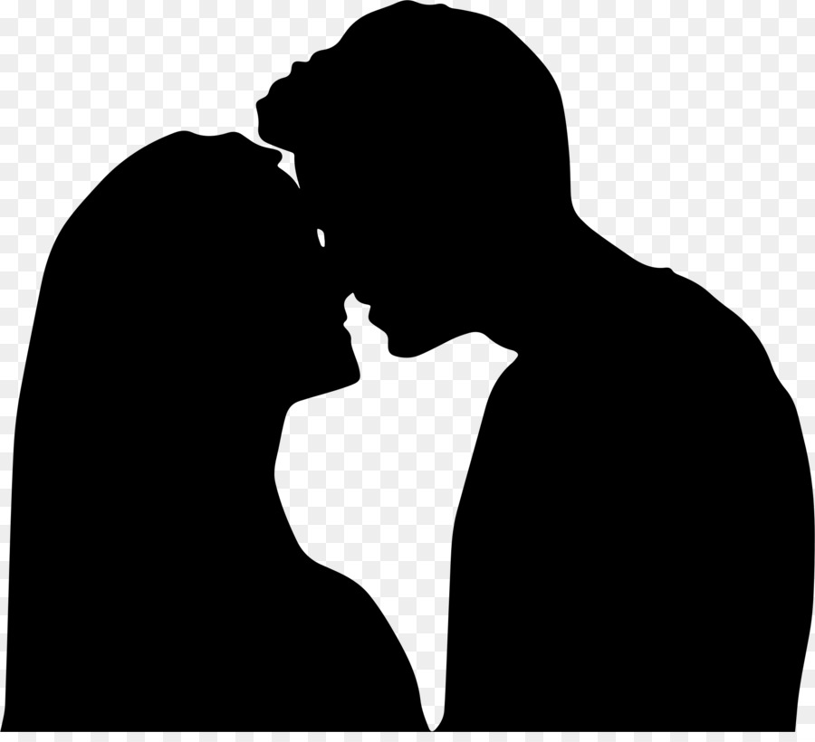 Intimate relationship Silhouette Interpersonal relationship Clip art - kiss vector png download - 2240*2014 - Free Transparent Intimate Relationship png Download.