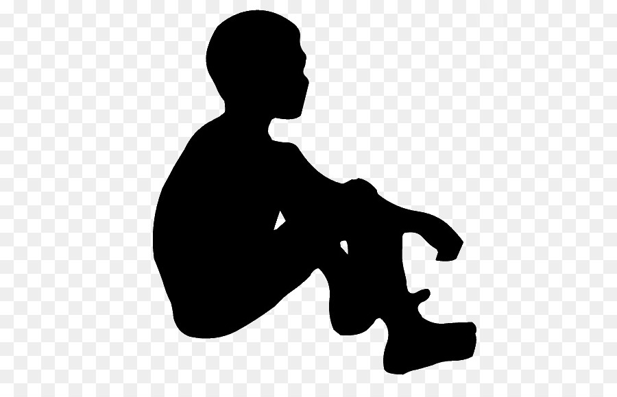 Silhouette Boy Child - Silhouette png download - 569*568 - Free Transparent  png Download.