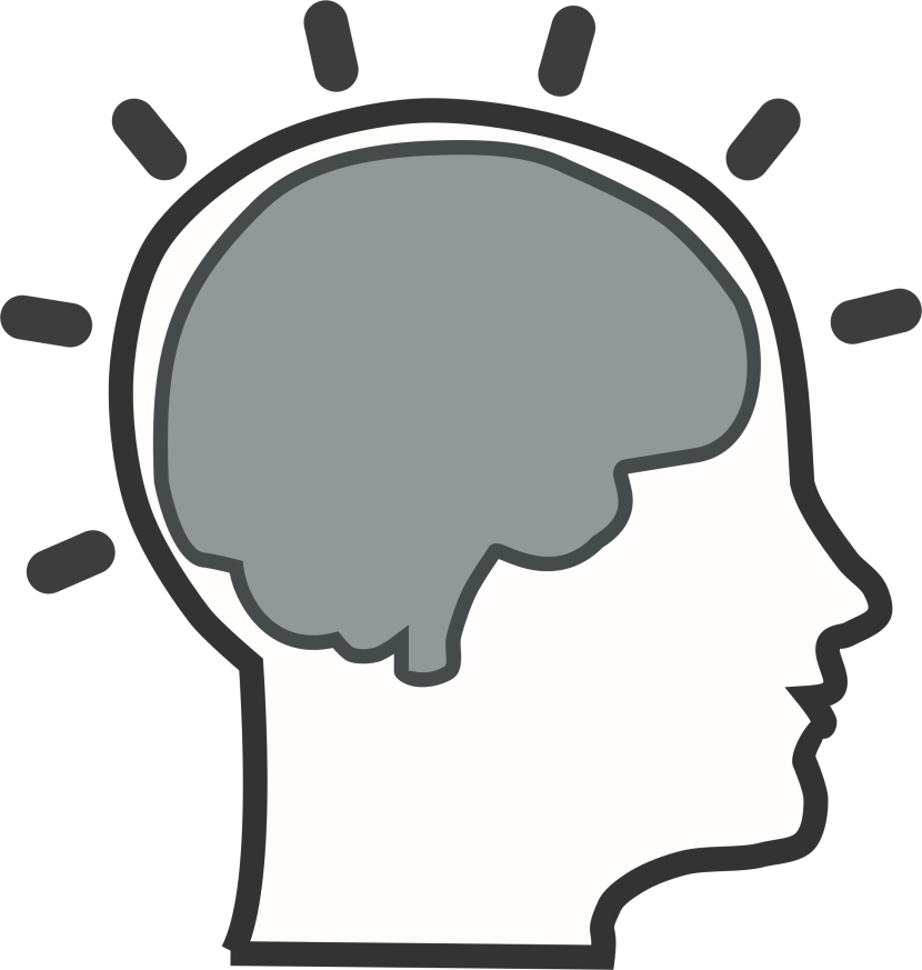 Brain Black and white Drawing Clip art - White Brain Cliparts png