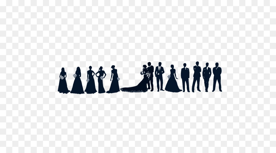 Wedding Party Silhouette Bride Clip art - Silhouette Party Cliparts png download - 590*492 - Free Transparent Wedding png Download.