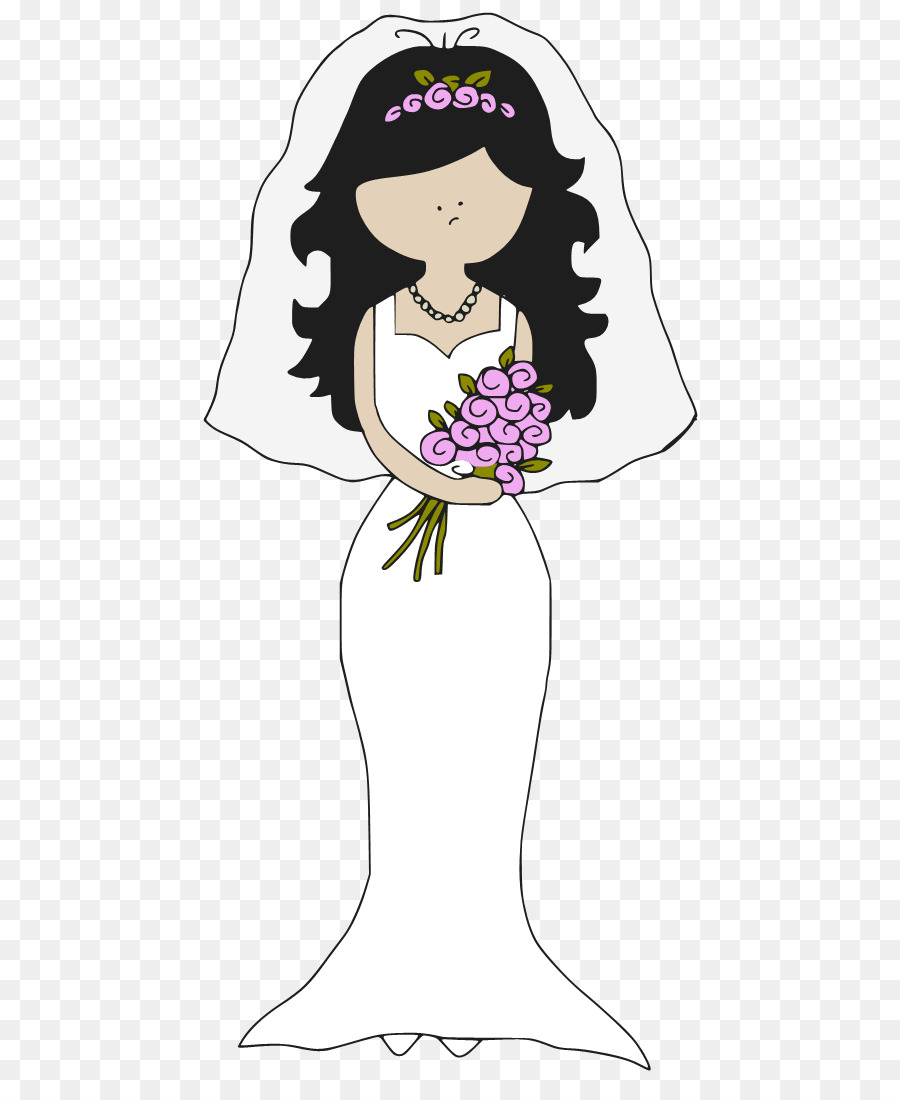 Bridegroom Bachelorette party Bridal shower Clip art - bride png download - 517*1081 - Free Transparent  png Download.