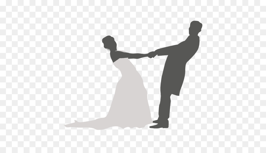 Silhouette Dance Wedding couple Marriage - continental silhouette bride png download - 512*512 - Free Transparent Silhouette png Download.