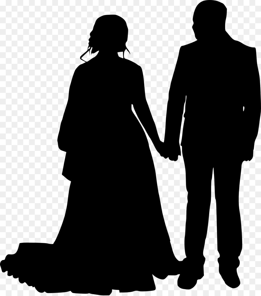 Silhouette Bridegroom Clip art - bride and groom png download - 1768*2000 - Free Transparent Silhouette png Download.