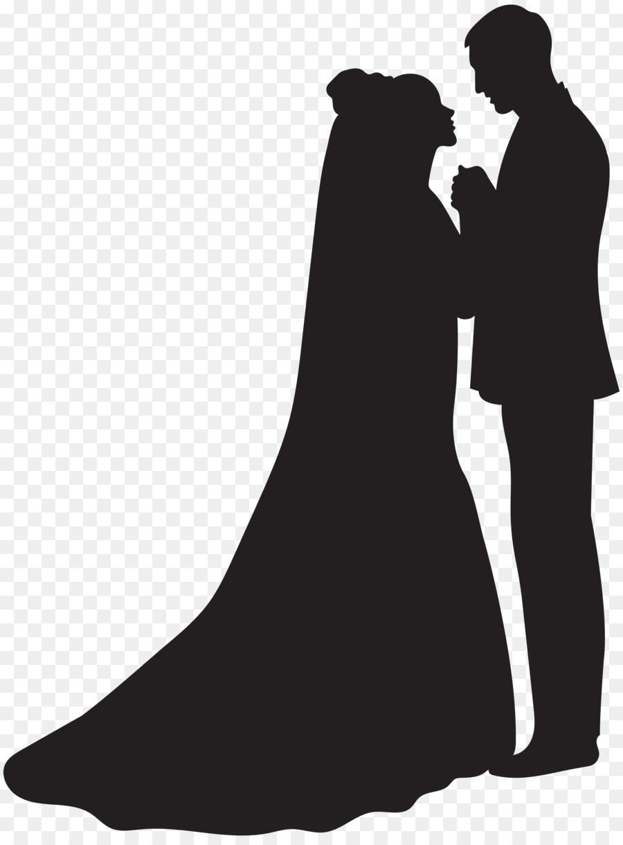 Silhouette Bridegroom Clip art - bride and groom silhouette png download - 5934*8000 - Free Transparent Silhouette png Download.