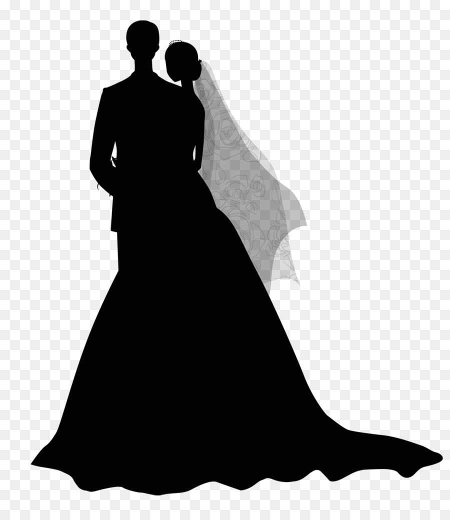 Bridegroom Woman Silhouette - bride png download - 1000*1152 - Free Transparent Bride png Download.