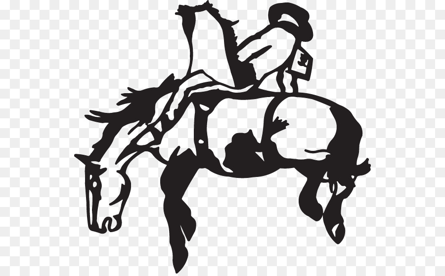 Bronc riding Mustang Bucking Decal Sticker - mustang png download - 600*555 - Free Transparent Bronc Riding png Download.