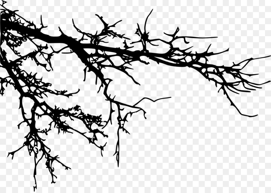 Branch Tree Silhouette Clip art - branches png download - 1024*724 - Free Transparent Branch png Download.