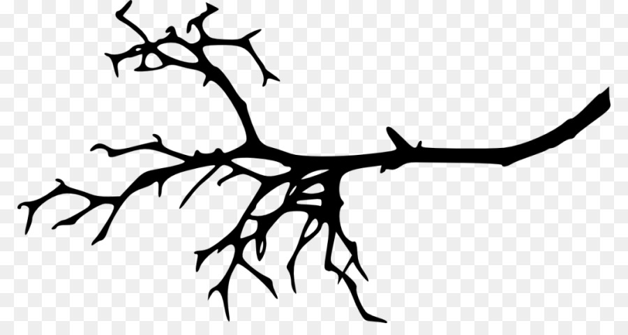 Twig Branch Clip art - Silhouette png download - 850*463 - Free Transparent Twig png Download.