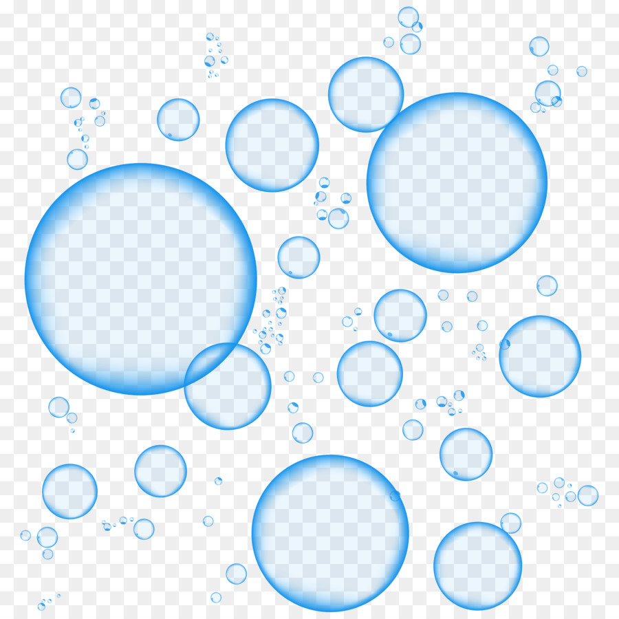 Blue Foam Sticker - Bubbles png download - 3000*3000 - Free Transparent Blue png Download.