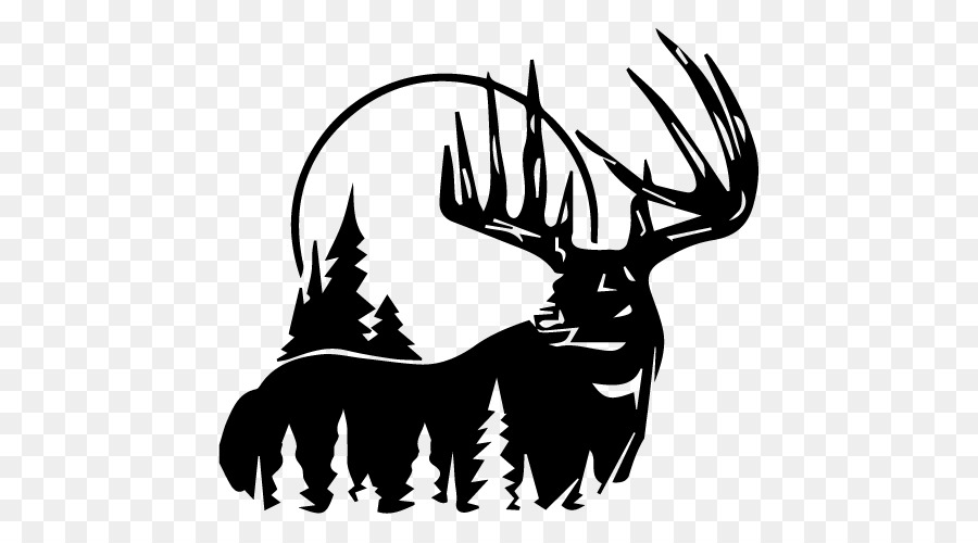 White-tailed deer Deer hunting Clip art - deer png download - 500*500 - Free Transparent Deer png Download.