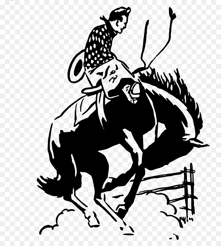 Rodeo Bucking Cowboy Clip art - denver broncos png download - 808*1000 - Free Transparent RODEO png Download.