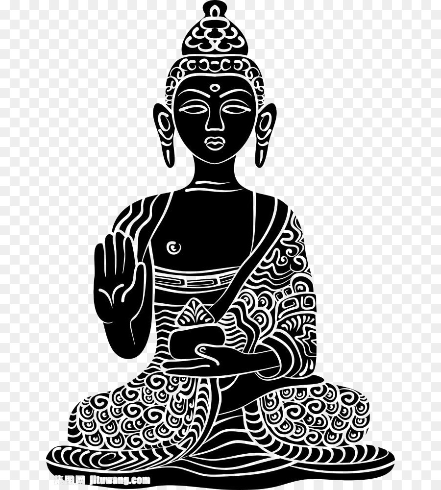 Free Buddha Face Silhouette, Download Free Buddha Face Silhouette png