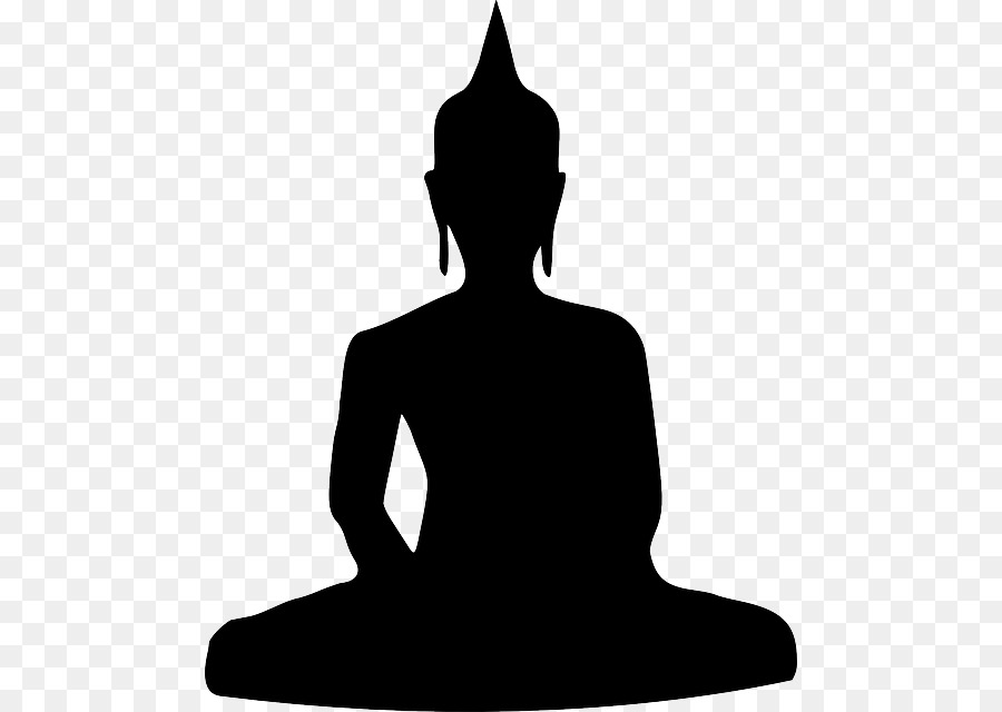 Buddhism Sitting Buddha Clip art Vector graphics Meditation - drawing of buddha png silhouette png download - 532*640 - Free Transparent Buddhism png Download.