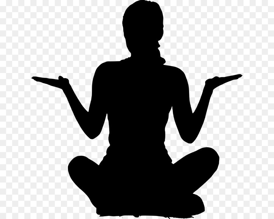 Buddhist meditation Clip art - yoga silhouette png download - 695*720 - Free Transparent Meditation png Download.