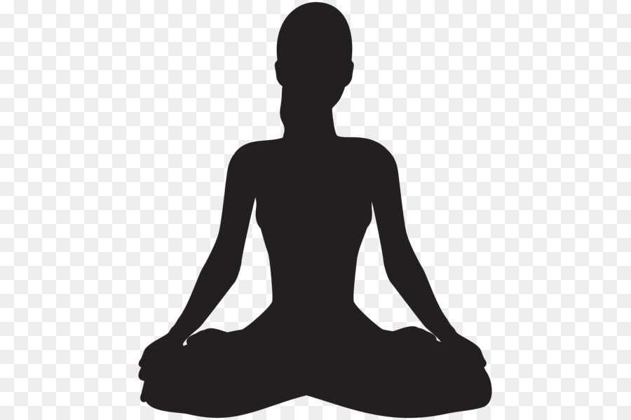 Buddhist meditation Clip art Mahadeva Image - Silhouette png download - 509*600 - Free Transparent Meditation png Download.