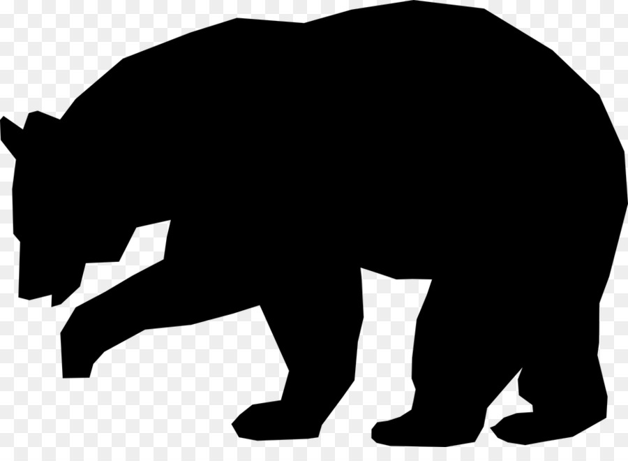 American black bear Brown bear Silhouette Clip art - bears png download - 960*683 - Free Transparent American Black Bear png Download.