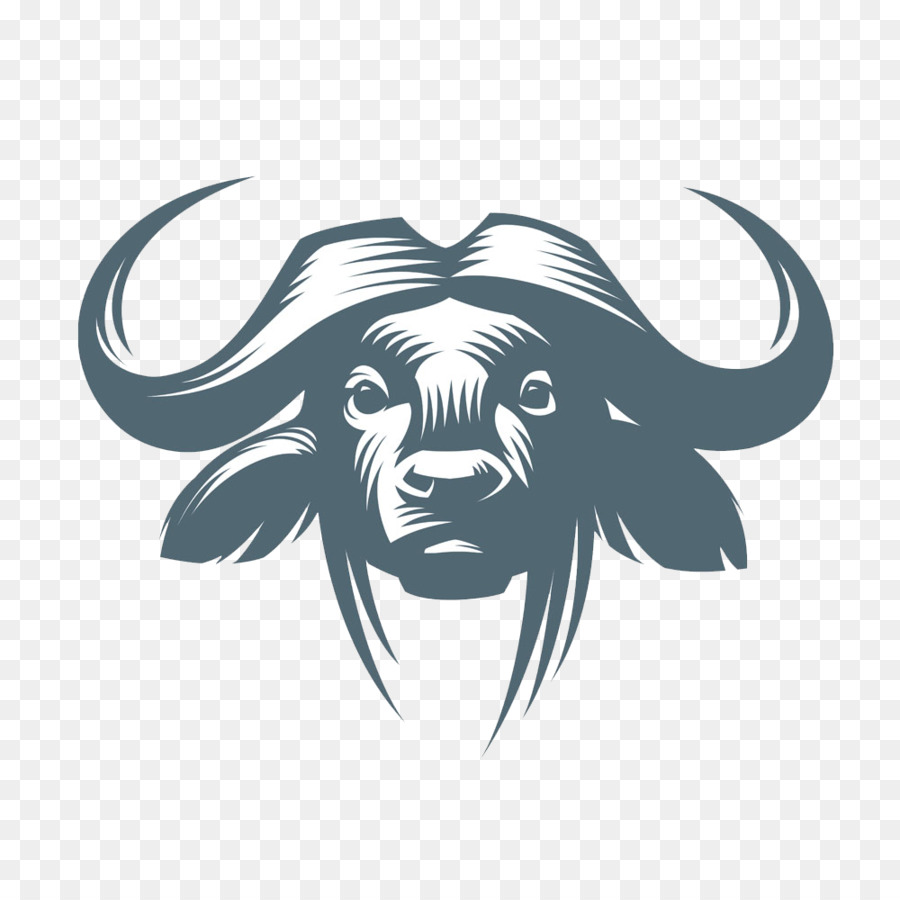 American bison Water buffalo Cattle African buffalo Drawing - Bull Head png download - 1000*1000 - Free Transparent American Bison png Download.