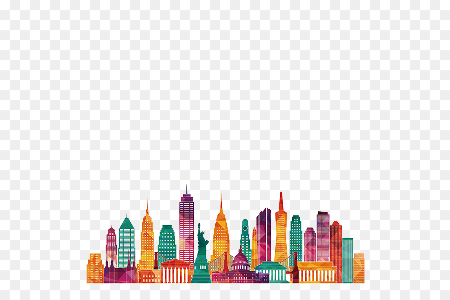 New York City Philadelphia Canada East Coast of the United States Oxford - City Silhouette png download - 600*600 - Free Transparent New York City png Download.