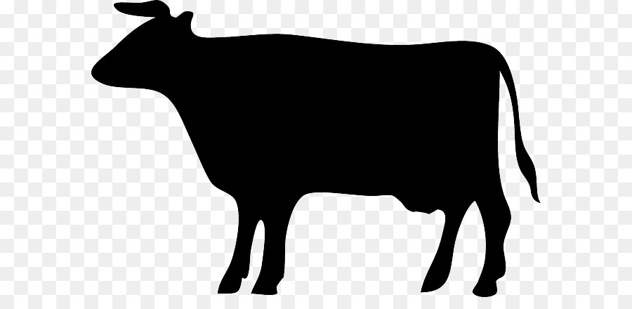 Beef cattle Silhouette Clip art - Bull horn png download - 640*423 - Free Transparent Beef Cattle png Download.