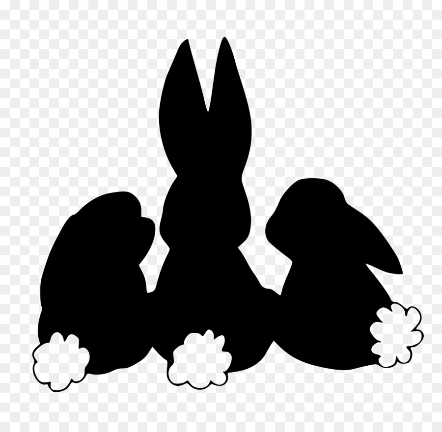 Easter Bunny Hare Domestic rabbit Silhouette - rabbit silhouette png download - 2400*2304 - Free Transparent Easter Bunny png Download.
