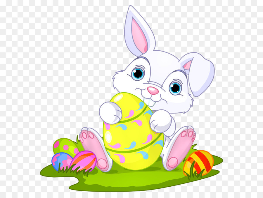 Easter Bunny Domestic rabbit Clip art - Easter Bunny with Eggs Decor PNG Clipart Picture png download - 6664*6853 - Free Transparent Easter Bunny png Download.