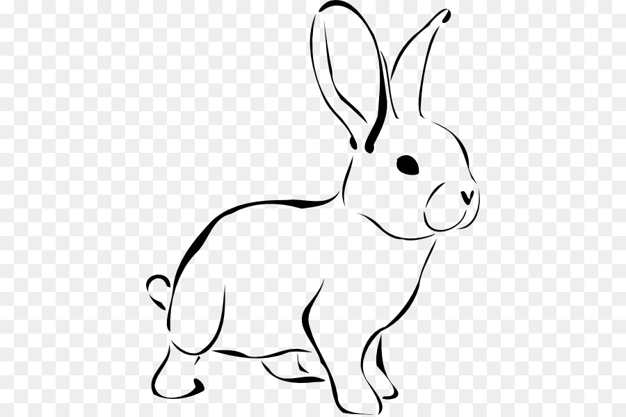 White Rabbit Easter Bunny Hare Clip art - Rabbit Cliparts png download - 480*597 - Free Transparent White Rabbit png Download.