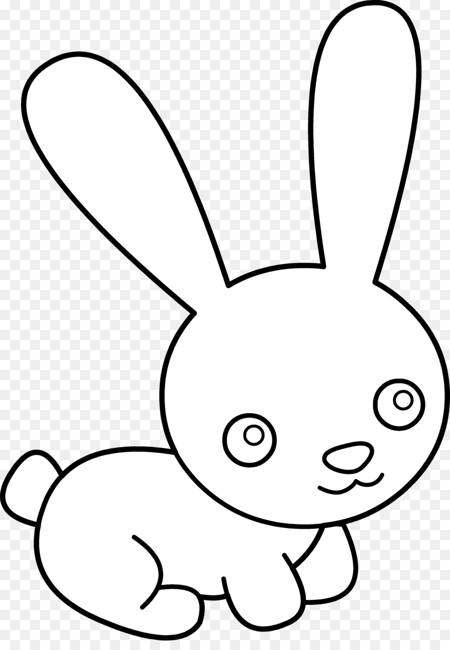 Easter Bunny White Rabbit Hare Clip art - Black And White Bunny Pictures png download - 3220*4584 - Free Transparent Easter Bunny png Download.