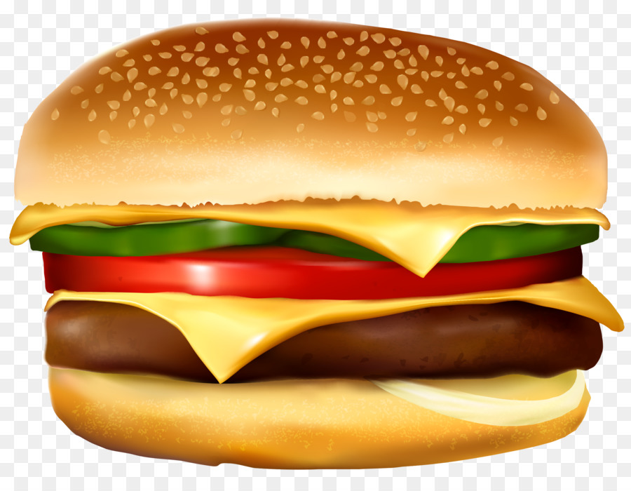Hamburger Hot dog French fries Cheeseburger Fast food - Burger Cliparts png download - 2349*1820 - Free Transparent Hamburger png Download.