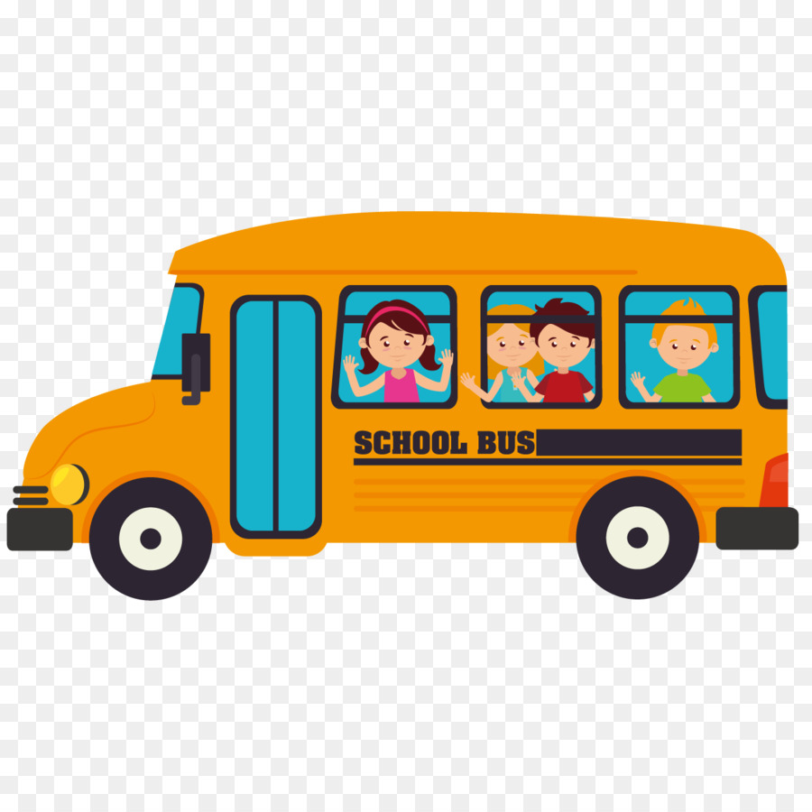 School bus Transport - Cartoon school bus png download - 1276*1276 - Free Transparent Bus png Download.