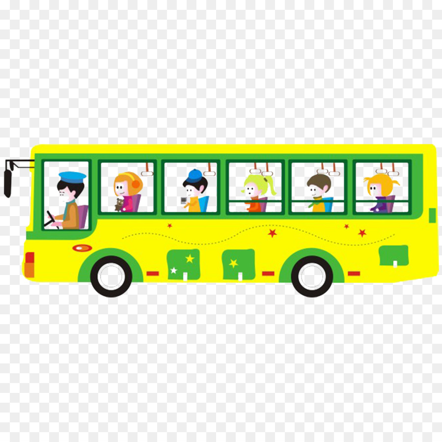 Bus Cartoon Public transport - Safety bus png download - 1000*1000 - Free Transparent Bus png Download.