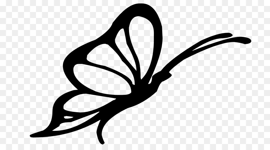 Butterfly Visual arts Silhouette Clip art - Butterfly Silhouette Cliparts png download - 900*500 - Free Transparent Butterfly png Download.