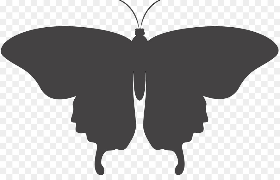 Brush-footed butterflies Silhouette Lepidoptera Clip art Drawing -  png download - 2285*1438 - Free Transparent Brushfooted Butterflies png Download.