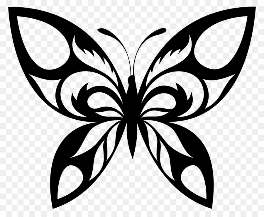 Butterfly Silhouette Clip art - mothman png download - 1000*817 - Free Transparent Butterfly png Download.