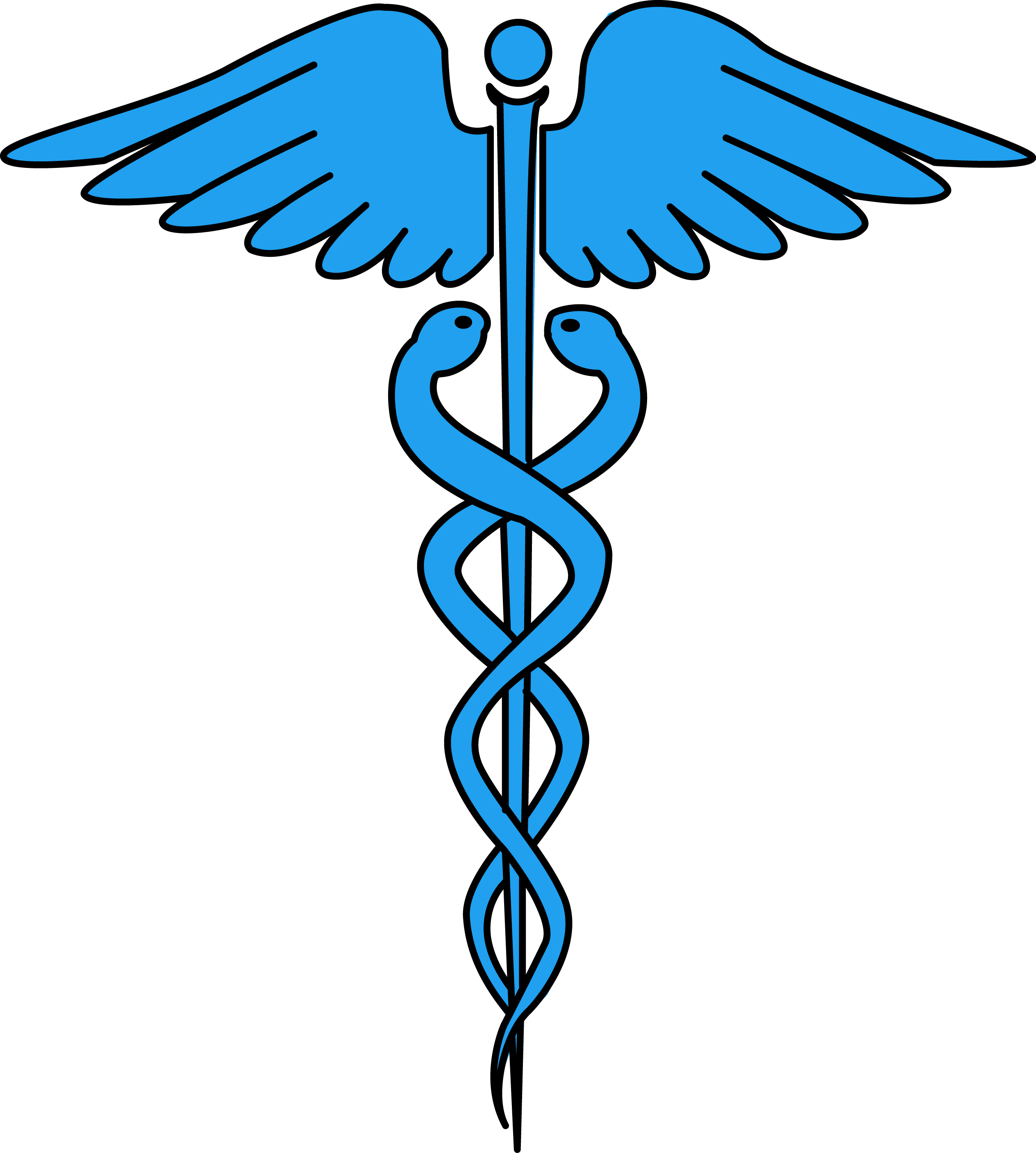 Staff Of Hermes Caduceus As A Symbol Of Medicine Clip Art Eyelash Logo Png Download