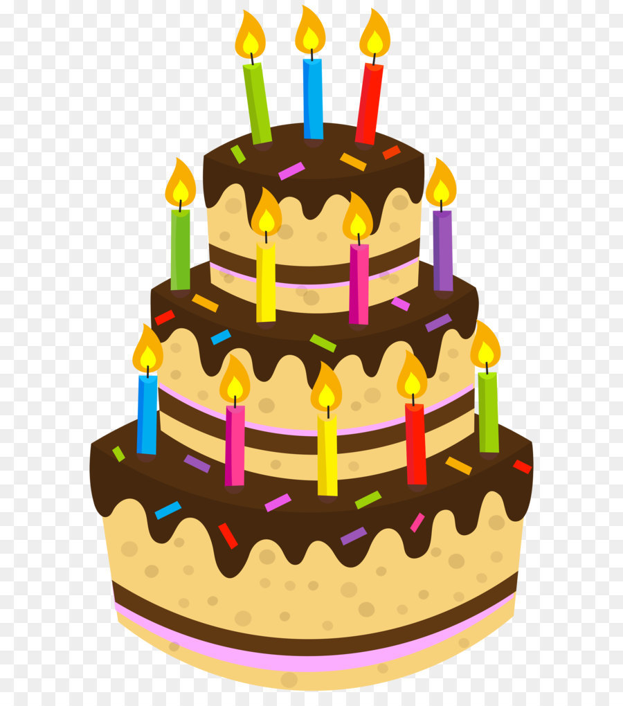 Birthday cake Chocolate cake Clip art - Birthday Cake PNG Clip Art Image .....