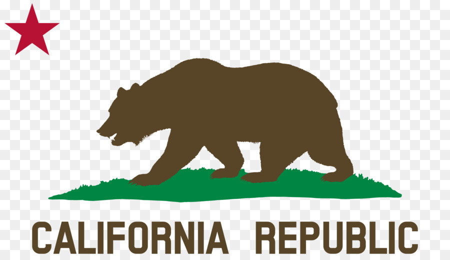 Flag of California California Republic Flag of the United States Banner, California - california png download - 2400*1371 - Free Transparent Flag Of California png Download.