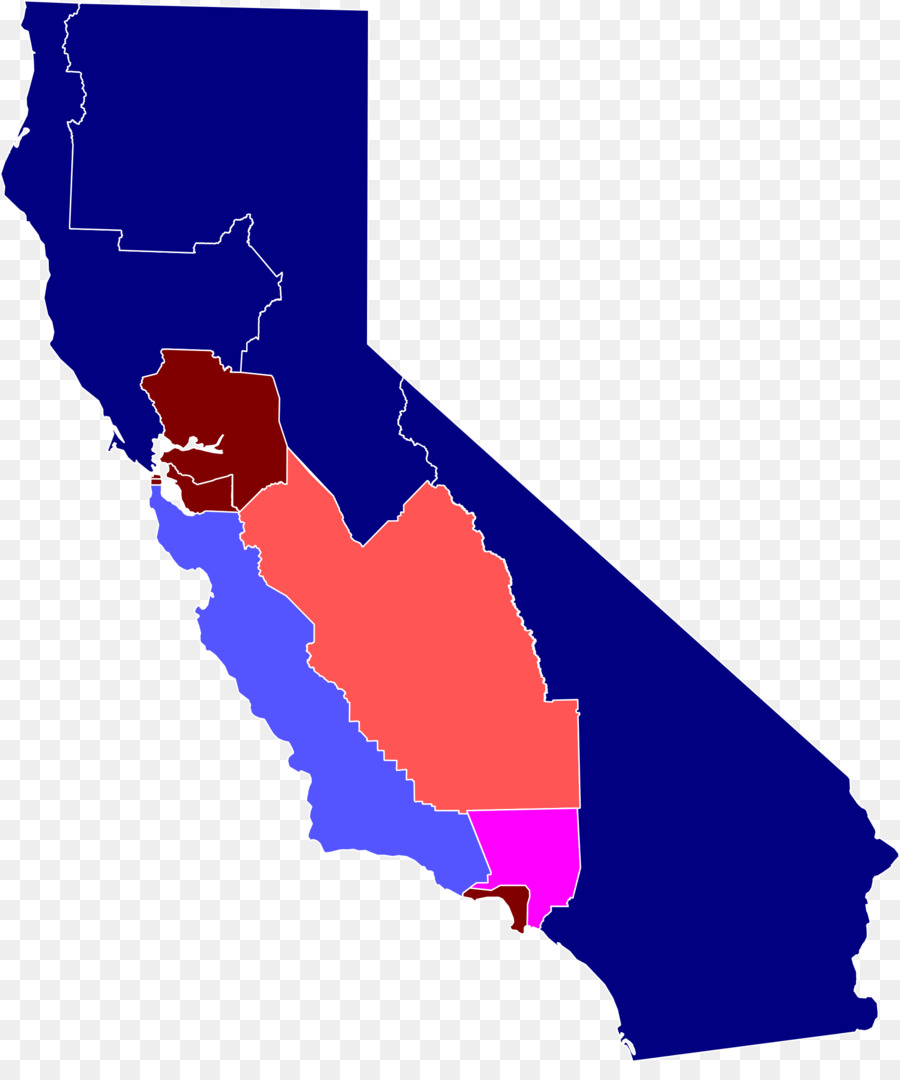 Northern California Cal 3 Jefferson Map Six Californias - map png download - 1920*2266 - Free Transparent Northern California png Download.