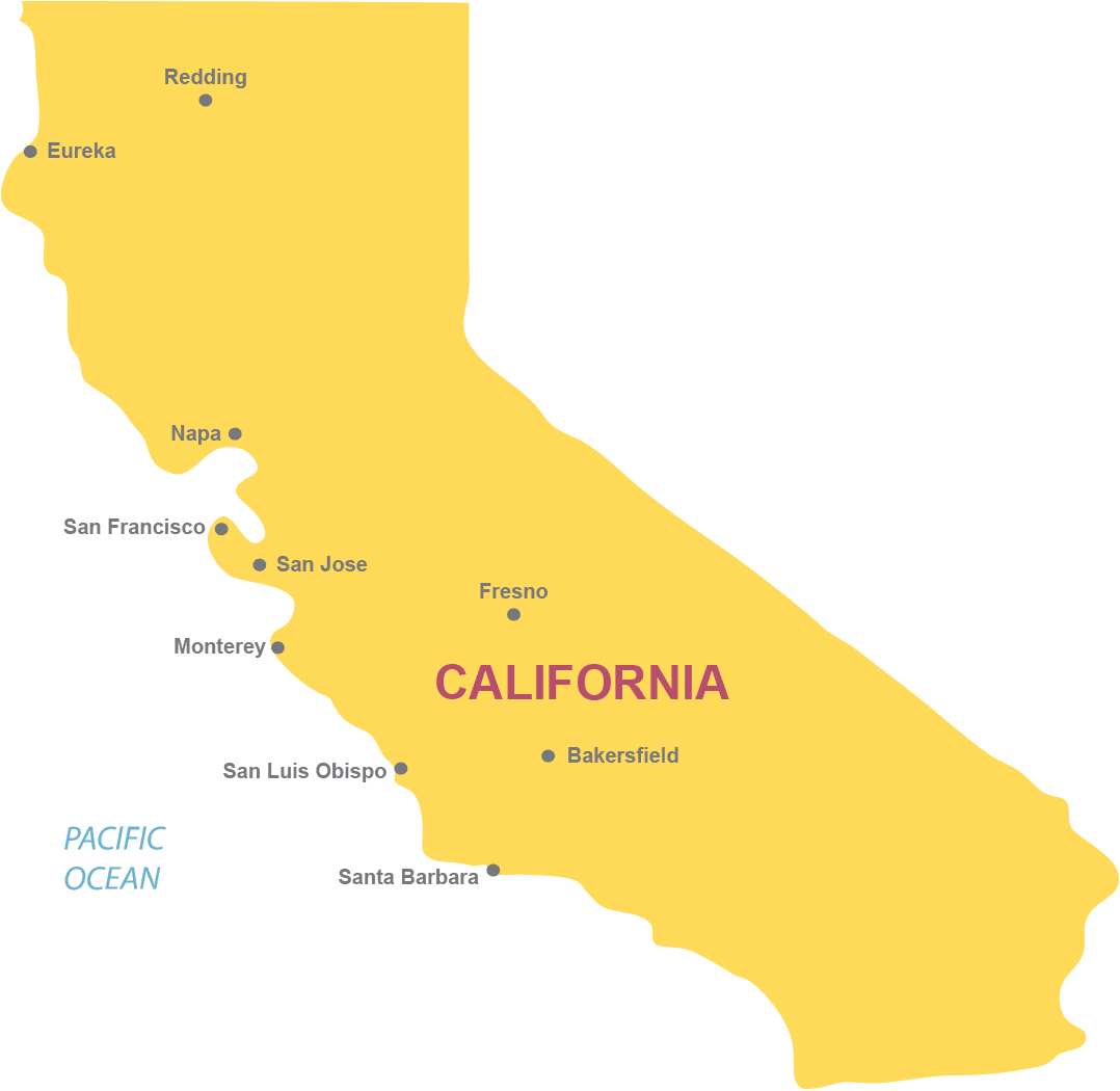Map Tuberculosis Font California Png Download 10781050 Free