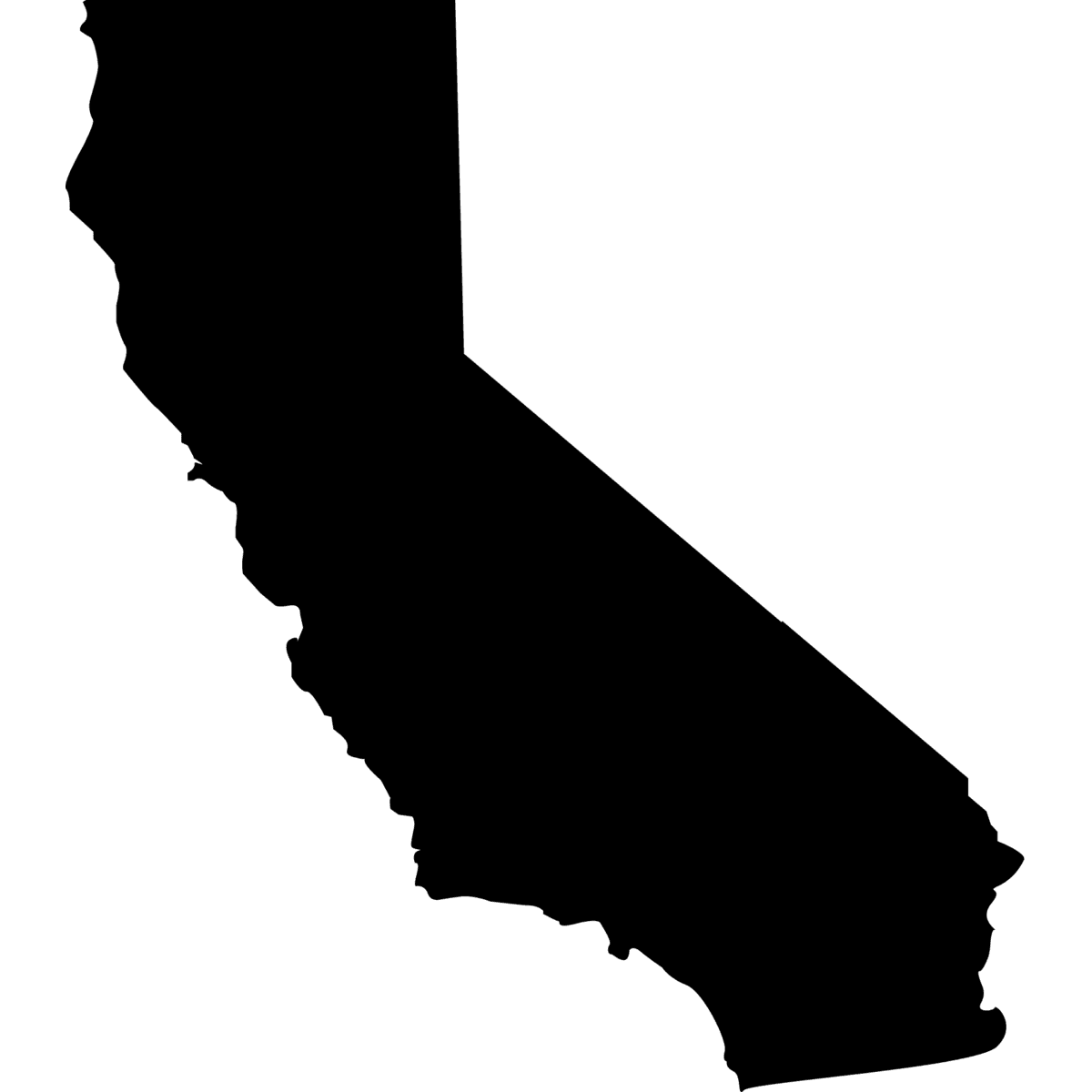 California Png Map