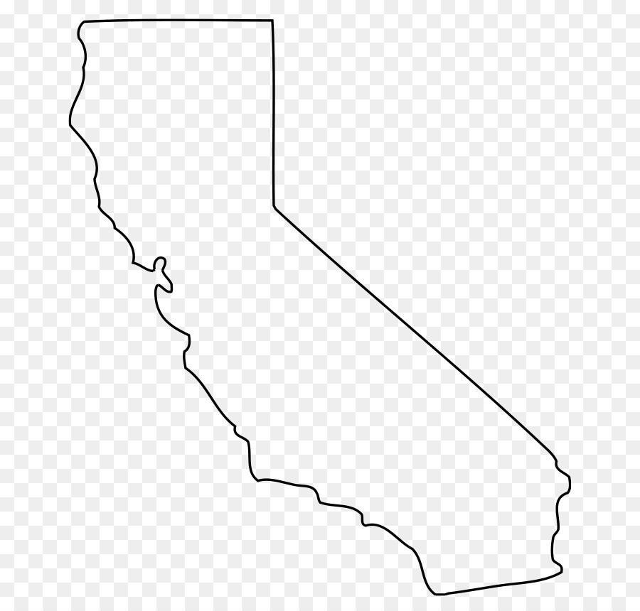 California Blank map Clip art - california png download - 745*859 - Free Transparent California png Download.