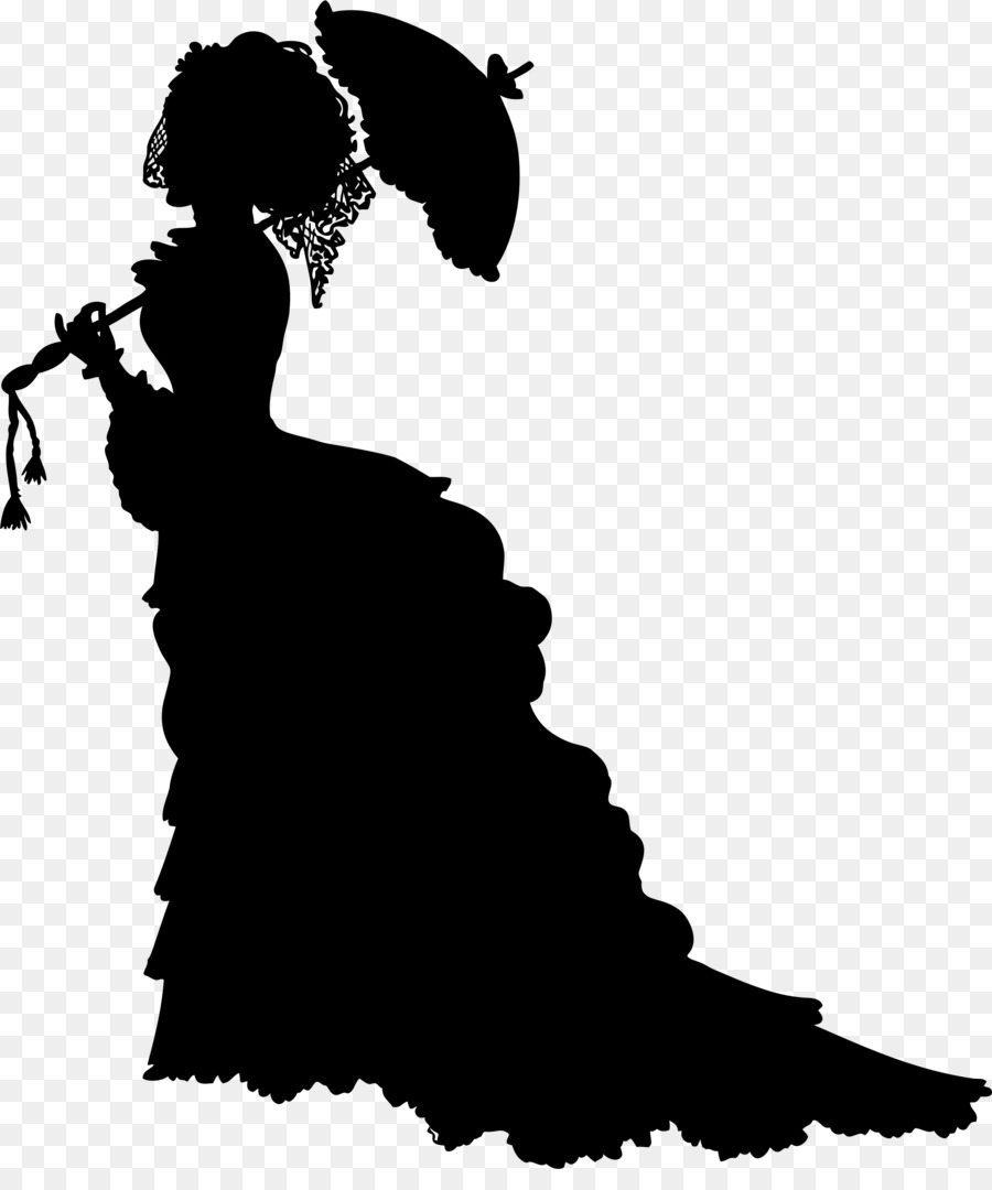 Silhouette Victorian era Clip art - figure skating png download - 1932*2278 - Free Transparent Silhouette png Download.