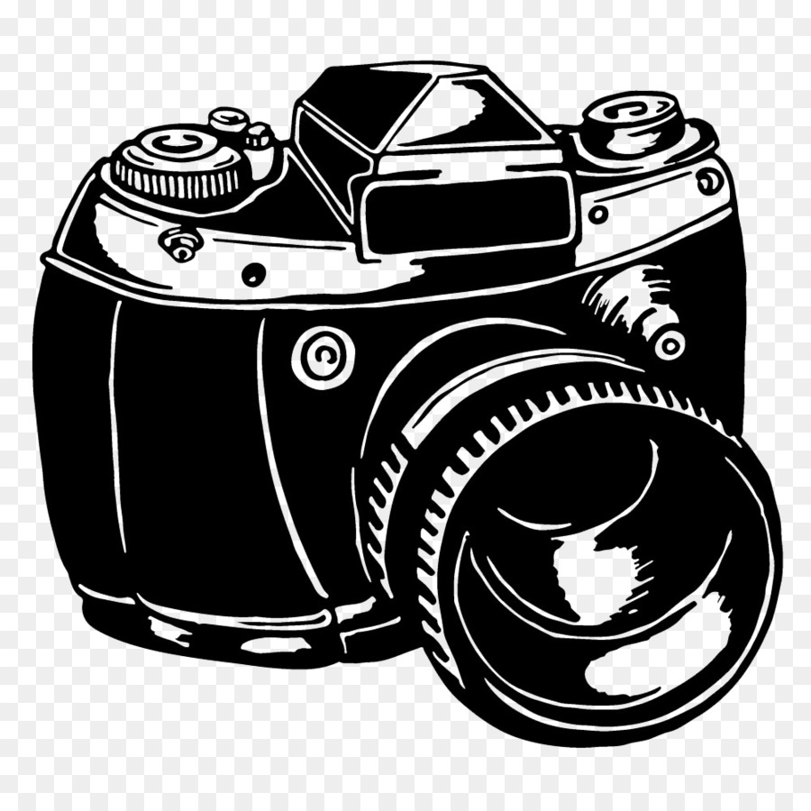 Camera Black and white - Hand-painted vintage camera background image png download - 1000*1000 - Free Transparent Camera png Download.