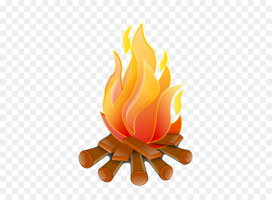 Clip Arts Related To : Fire Flame Clip art - Campfire Vector png download -...