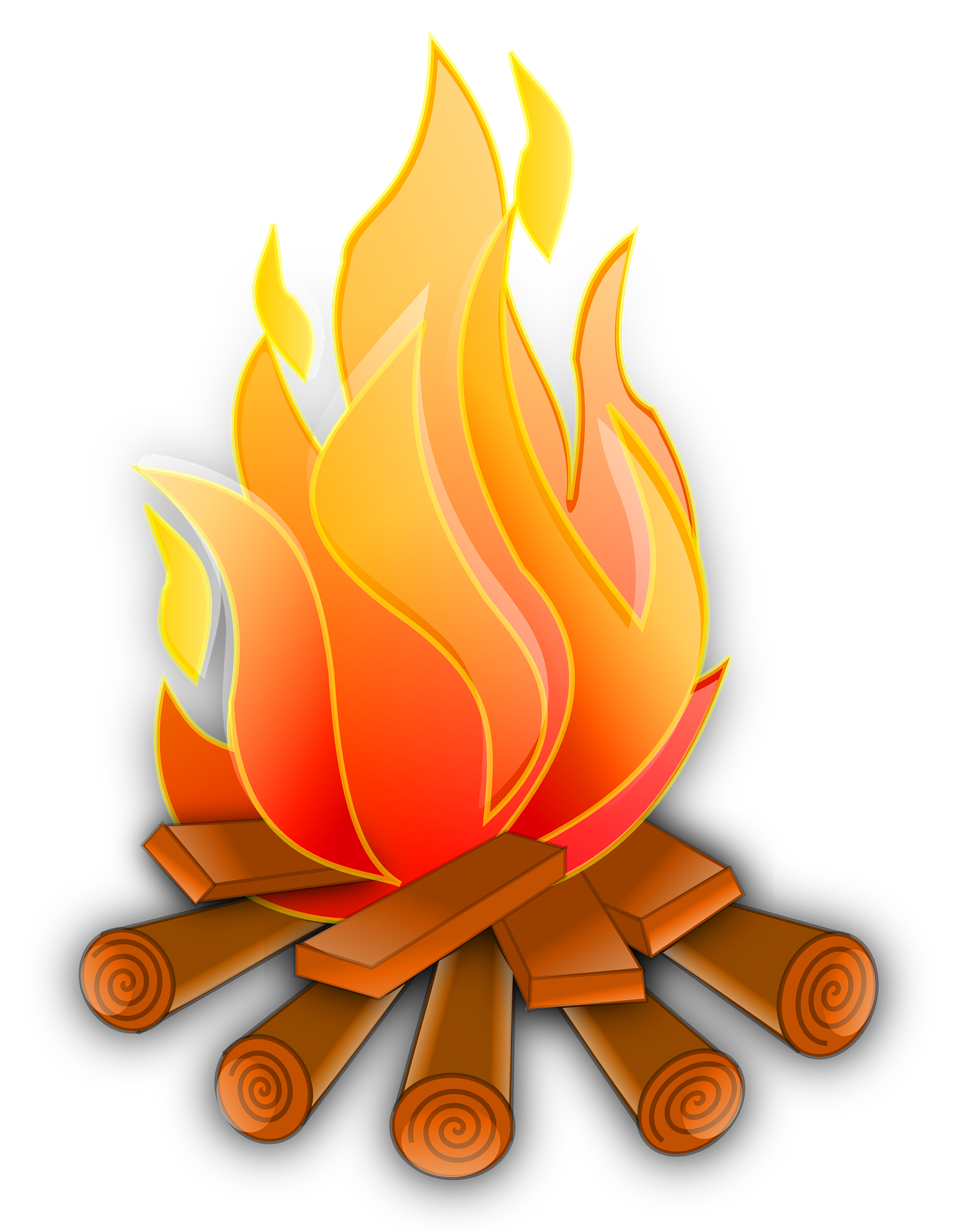 Fire Flame Clip art - Campfire Vector png download - 1450*1866 - Free